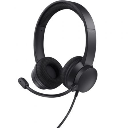 Auriculares Trust HS - 260/ con Micrófono/ USB/ Negros - Tiensol