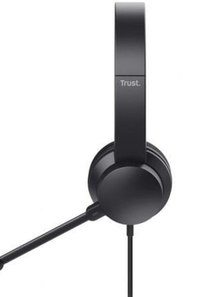 Auriculares Trust HS - 260/ con Micrófono/ USB/ Negros - Tiensol