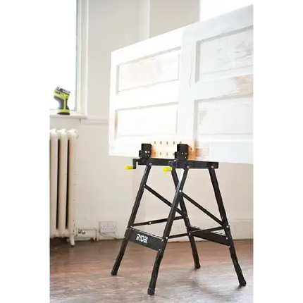 Banco de Trabajo Ryobi RWB02 | Plegable y Ajustable | Superficie Bambú - Accesorios de Herramientas