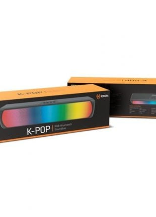 Barra de Sonido con Bluetooth Krom K - POP/ 6W/ 2.0 - Tiensol