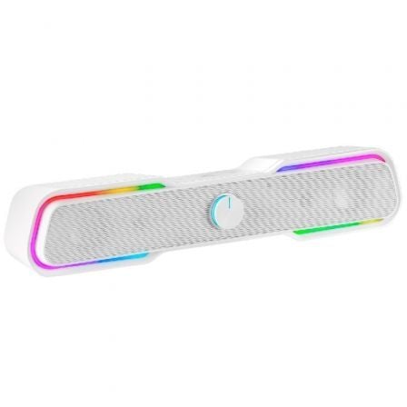 Barra de Sonido con Bluetooth Mars Gaming MSBX/ 10W/ 2.0/ Blanca - Tiensol