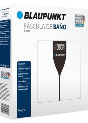 Báscula de Baño Blaupunkt BP5002/ Hasta 180kg/ Cristal - Tiensol