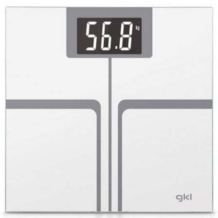 Báscula de Baño GKL Fitmax White/ Hasta 200kg - Tiensol