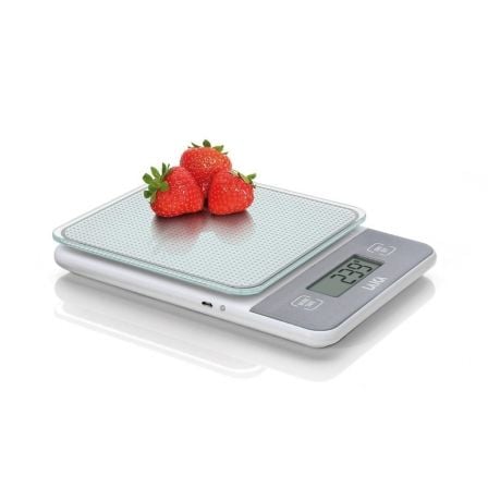 Báscula de Cocina Electrónica Laica KS1320/ hasta 5kg/ Plata - Tiensol