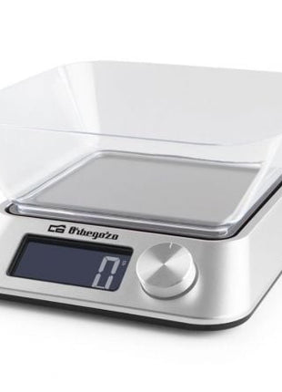 Báscula de Cocina Electrónica Orbegozo PC 1030/ hasta 5kg/ Plata - Tiensol