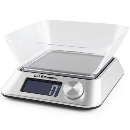 Báscula de Cocina Electrónica Orbegozo PC 1030/ hasta 5kg/ Plata - Tiensol