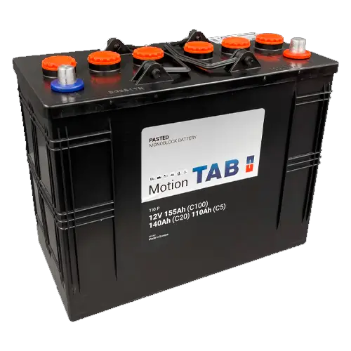 Batería 12V Ciclo Profundo TAB Motion 110P | 155Ah - Baterías Monoblock