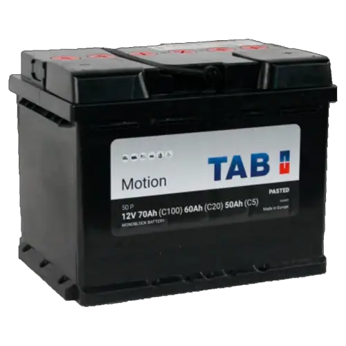 Batería 12V Ciclo Profundo TAB Motion 50P | 70Ah - Baterías Monoblock