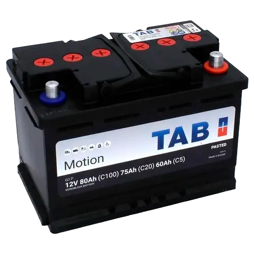 Batería 12V Ciclo Profundo TAB Motion 60P | 80Ah - Baterías Monoblock