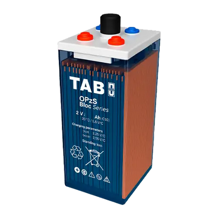 Batería 12V Estacionaria TAB 10 OPZS 1000 | 1510Ah - Elemento OPZS