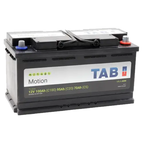 Batería AGM 12V TAB Motion 70AGM | 100Ah Ciclo Profundo - Batería AGM