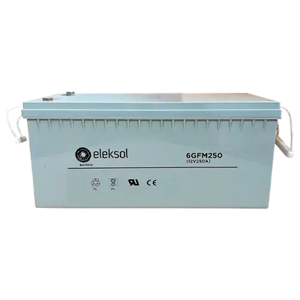 Batería AGM Eleksol 12V 250Ah 6GFM250 - Batería AGM