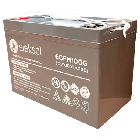 Batería Gel Eleksol 6GFM100G 12V 100Ah - Tiensol