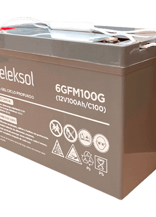 Batería Gel Eleksol 6GFM100G 12V 100Ah - Tiensol