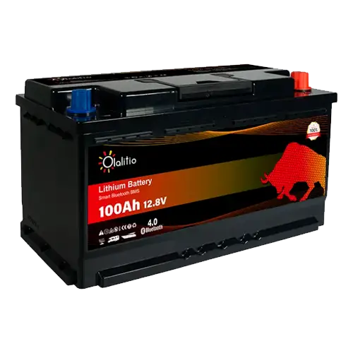 Batería Litio 12V 100Ah Olalitio OLA-12-100-S Bajo Asiento Bluetooth - Baterías de Lítio