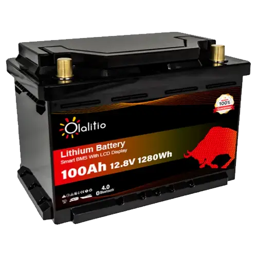 Batería Litio 12V 100Ah Olalitio OLA-12-100-SLN3 Bajo Asiento Bluetooth - Baterías de Lítio