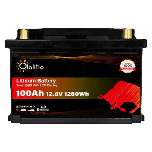 Batería Litio 12V 100Ah Olalitio OLA-12-100-SLN3 Bajo Asiento Bluetooth - Baterías de Lítio