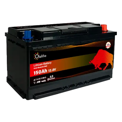 Batería Litio 12V 150Ah Olalitio OLA-12-150-S Bajo Asiento Bluetooth - Baterías de Lítio