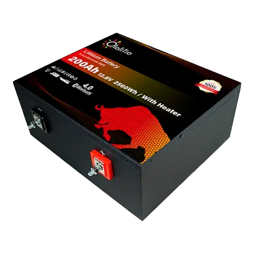 Batería Litio 12V 200Ah Olalitio OLA-12-200-MH Bajo Asiento Calefacción Bluetooth - Baterías de Lítio