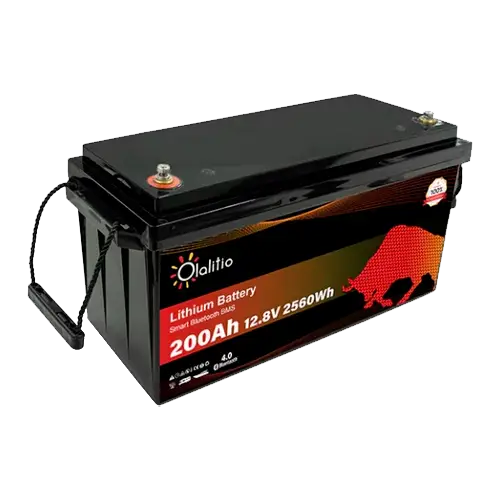 Batería Litio 12V 200Ah Olalitio OLA-12-200-P Bluetooth - Baterías de Lítio