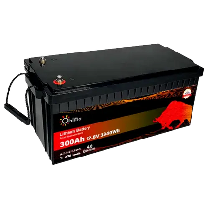 Batería Litio 12V 300Ah Olalitio OLA-12-300-P Bluetooth - Baterías de Lítio