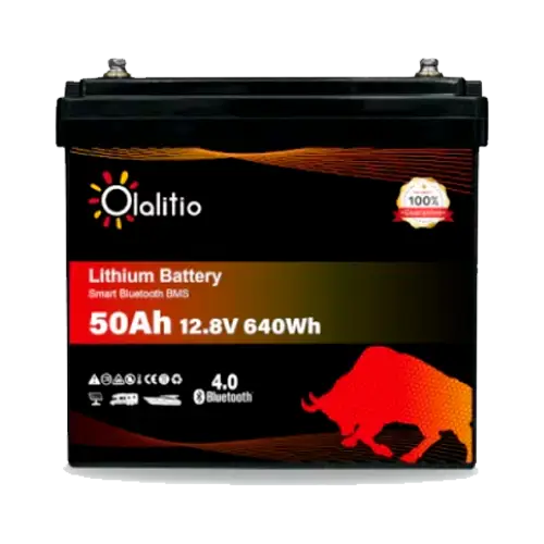 Batería Litio 12V 50Ah Olalitio OLA-12-50 Bluetooth - Baterías de Lítio