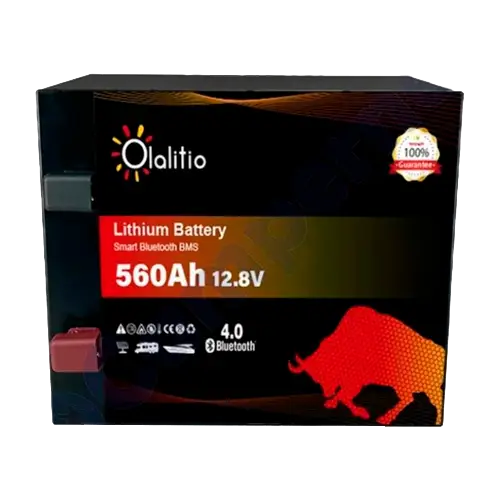Batería Litio 12V 560Ah Olalitio OLA-12-560-M Bajo Asiento Bluetooth - Baterías de Lítio