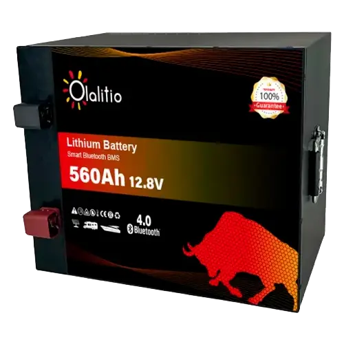 Batería Litio 12V 560Ah Olalitio OLA-12-560-M Bajo Asiento Bluetooth - Baterías de Lítio