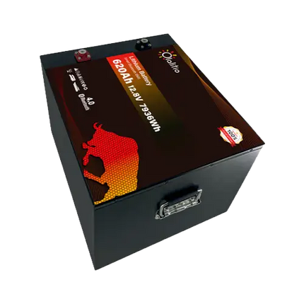 Batería Litio 12V 620Ah Olalitio OLA-12-620-M Bajo Asiento Bluetooth - Baterías de Lítio