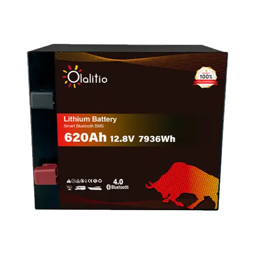 Batería Litio 12V 620Ah Olalitio OLA-12-620-M Bajo Asiento Bluetooth - Baterías de Lítio