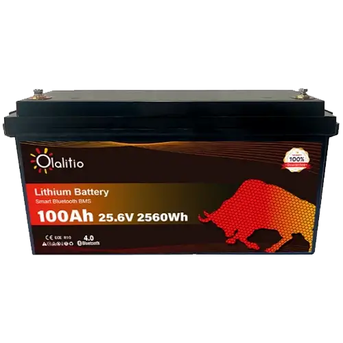 Batería Litio 24V 100Ah Olalitio OLA-24-100-P Bluetooth - Baterías de Lítio