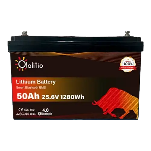 Batería Litio 24V 50Ah Olalitio OLA-24-50 Bluetooth - Baterías de Lítio
