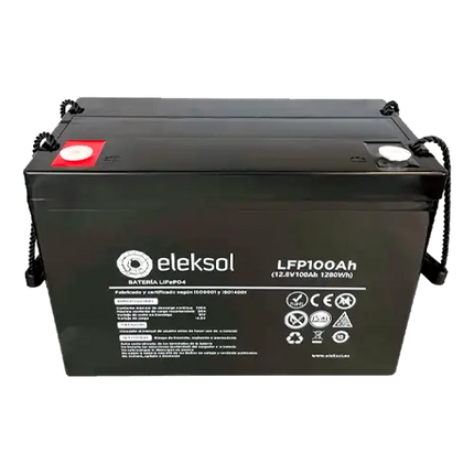 Batería Litio Eleksol LFP100AHBT 12.8V 100Ah con Bluetooth - Tiensol