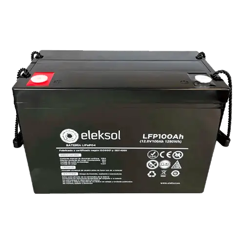 Batería Litio Eleksol LFP100AHBT 12.8V 100Ah con Bluetooth - Tiensol