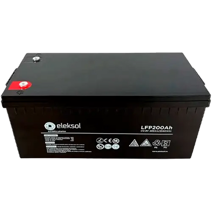 Batería Litio Eleksol LFP200AHBT 12.8V 200Ah con Bluetooth - Tiensol