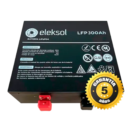 Batería Litio Eleksol 12.8V 300Ah LFP300BTBA Bajo Asiento - Baterías de Lítio