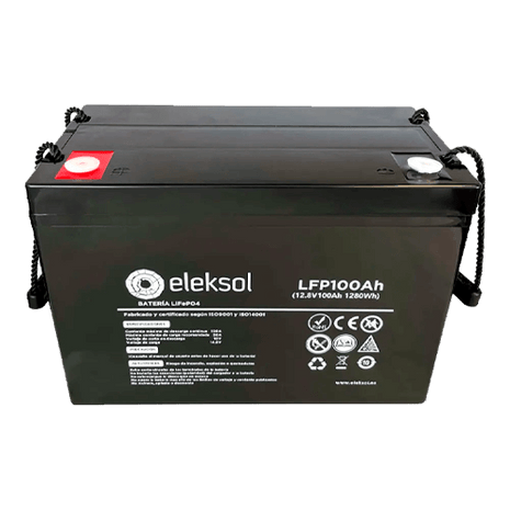 Batería Litio Eleksol LFP100AHBT 12.8V 100Ah con Bluetooth - Tiensol