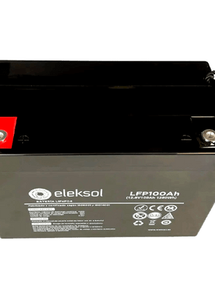 Batería Litio Eleksol LFP100AHBT 12.8V 100Ah con Bluetooth - Tiensol