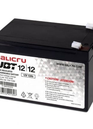 Batería Salicru UBT 12/12 compatible con SAI Salicru según especificaciones - Tiensol