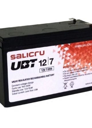 Batería Salicru UBT 12/7 V2 compatible con SAI Salicru según especificaciones - Tiensol