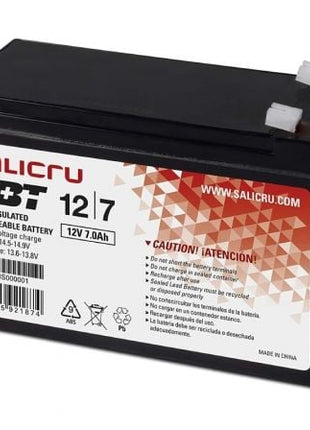 Batería Salicru UBT 12/7 V2 compatible con SAI Salicru según especificaciones - Tiensol