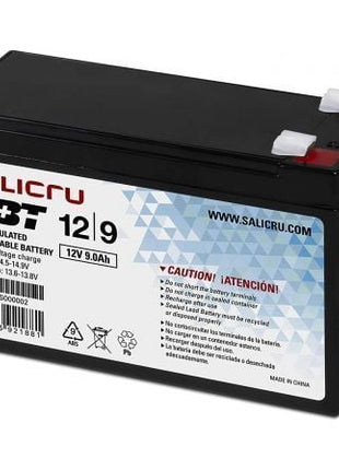 Batería Salicru UBT 12/9 compatible con SAI Salicru según especificaciones - Tiensol