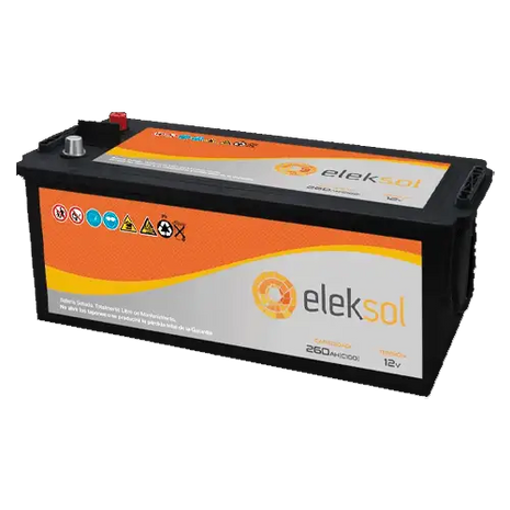 Batería Solar Eleksol ES260 12V 260Ah Sellada - Tiensol