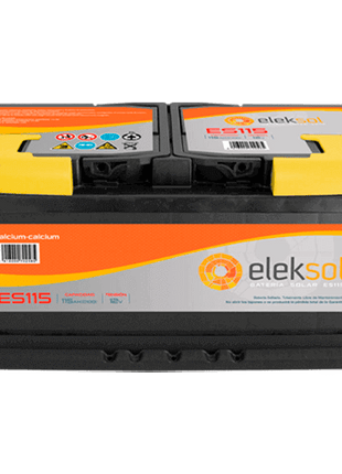 Batería Solar Eleksol ES115 12V 115Ah Sellada - Tiensol