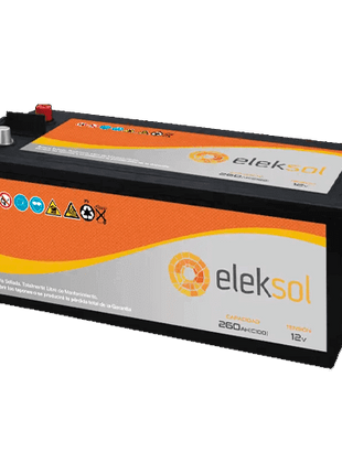 Batería Solar Eleksol ES260 12V 260Ah Sellada - Tiensol