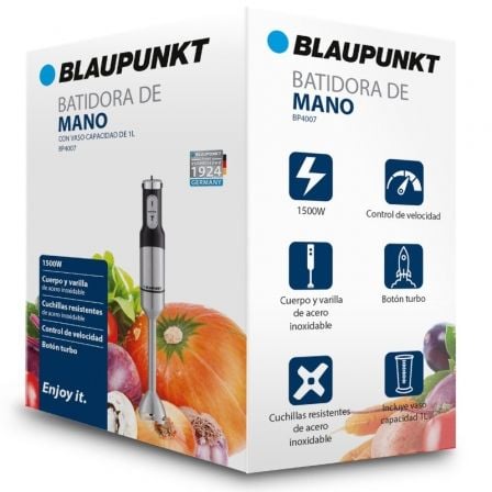 Batidora de mano Blaupunkt BP4007/ 1500W/ Capacidad 1L - Tiensol