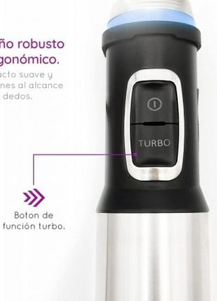 Batidora de mano Grunkel MP - 1500 Titan XL/ 1500W/ Capacidad 800L - Tiensol