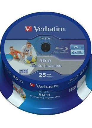 Blue - Ray BD - R Verbatim 43811 Imprimible 6X/ Tarrina - 25uds - Tiensol