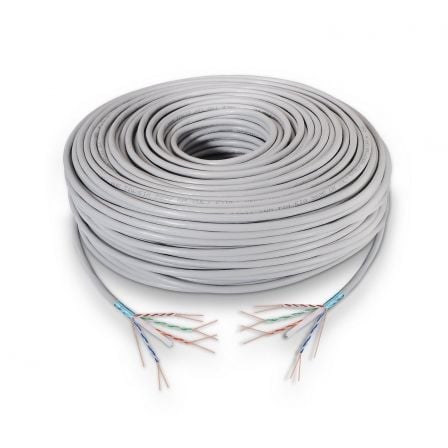 Bobina de Cable RJ45 FTP Aisens A136 - 0281 Cat.6/ 100m/ Gris - Tiensol