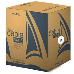 Bobina de Cable RJ45 FTP Phasak PHR 6312 Cat.6/ 305m/ Gris - Tiensol